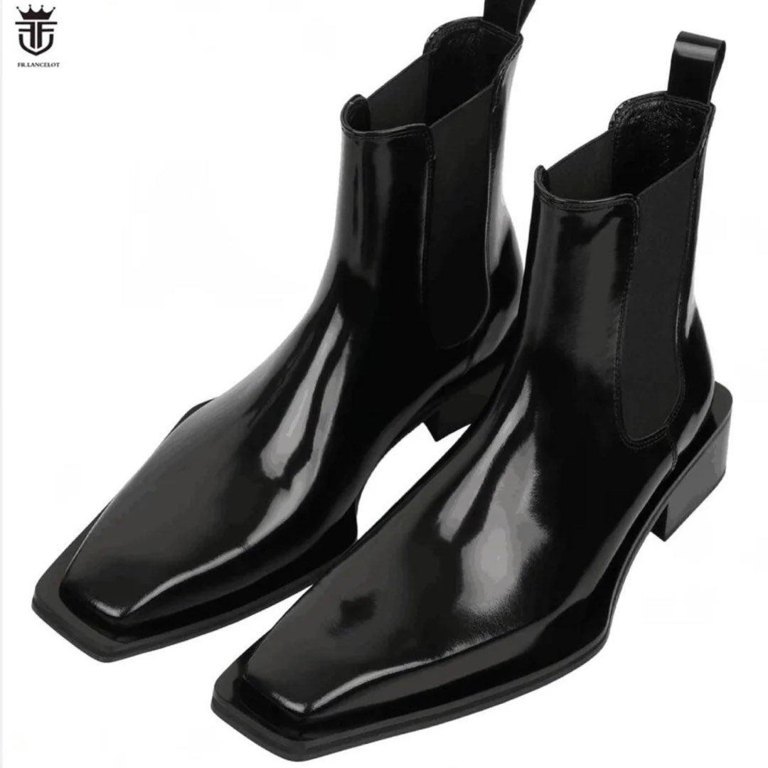 mens black chelsea