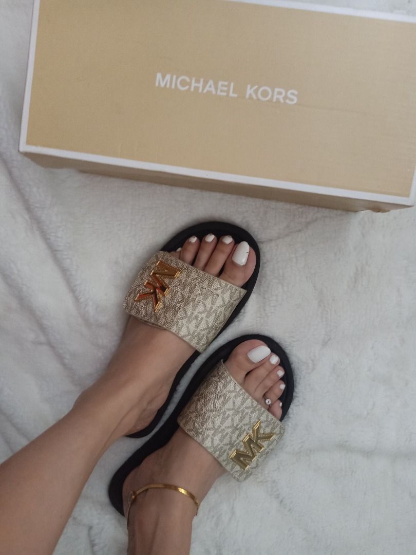 michael kors linden slide