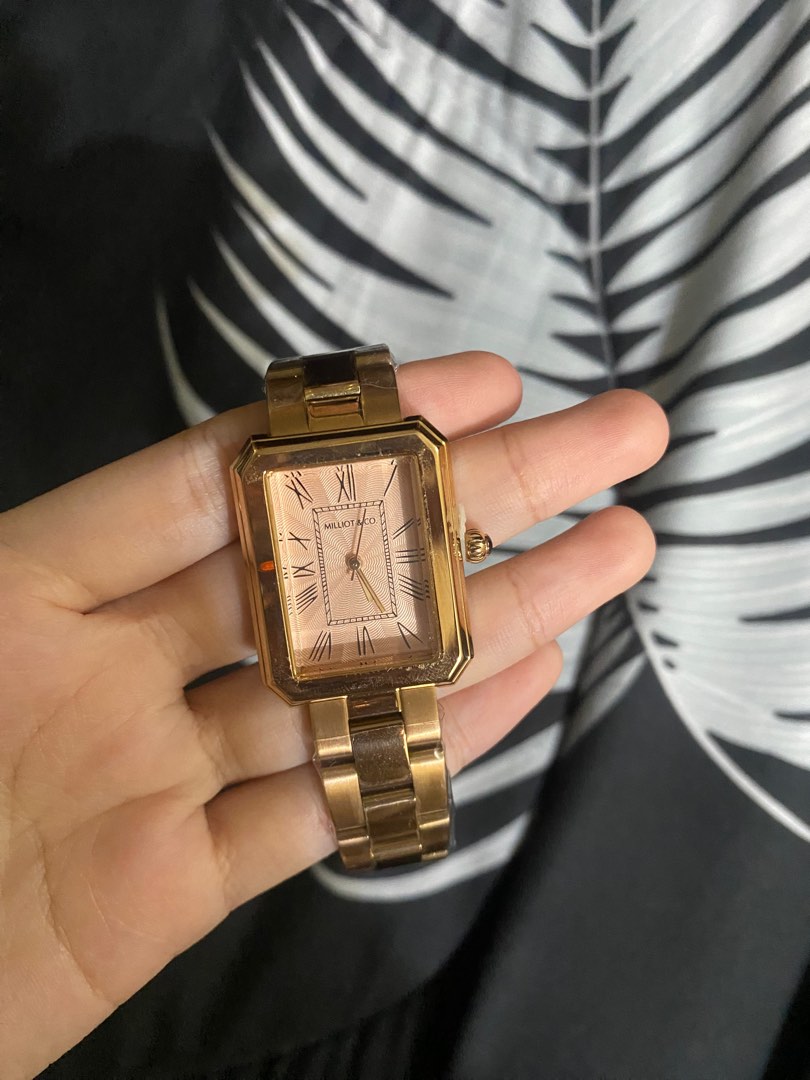 Tiffany rose sales gold watch