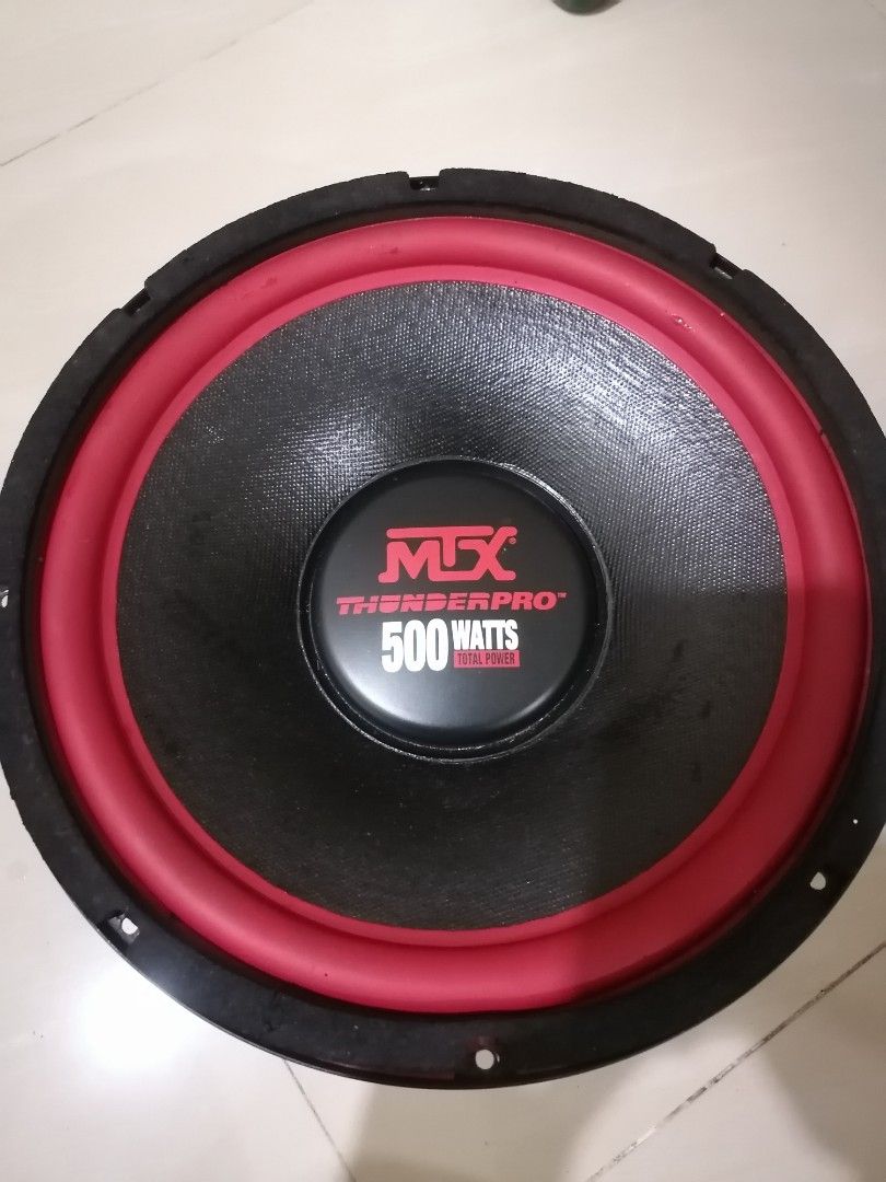 Mtx thunder pro 2024 2 10 subwoofer