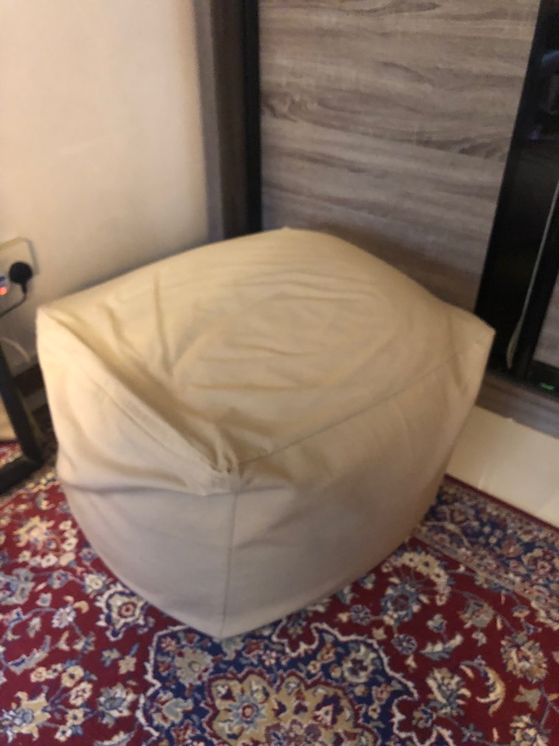 Muji Bean bag with Muji Cover, Furniture & Home Living, Home Decor