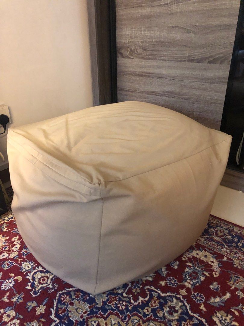 Muji Bean bag with Muji Cover, Furniture & Home Living, Home Decor