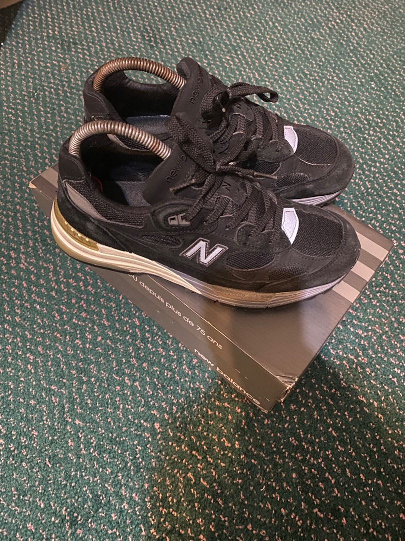New balance 992 Black Men s Fashion Footwear Sneakers on Carousell