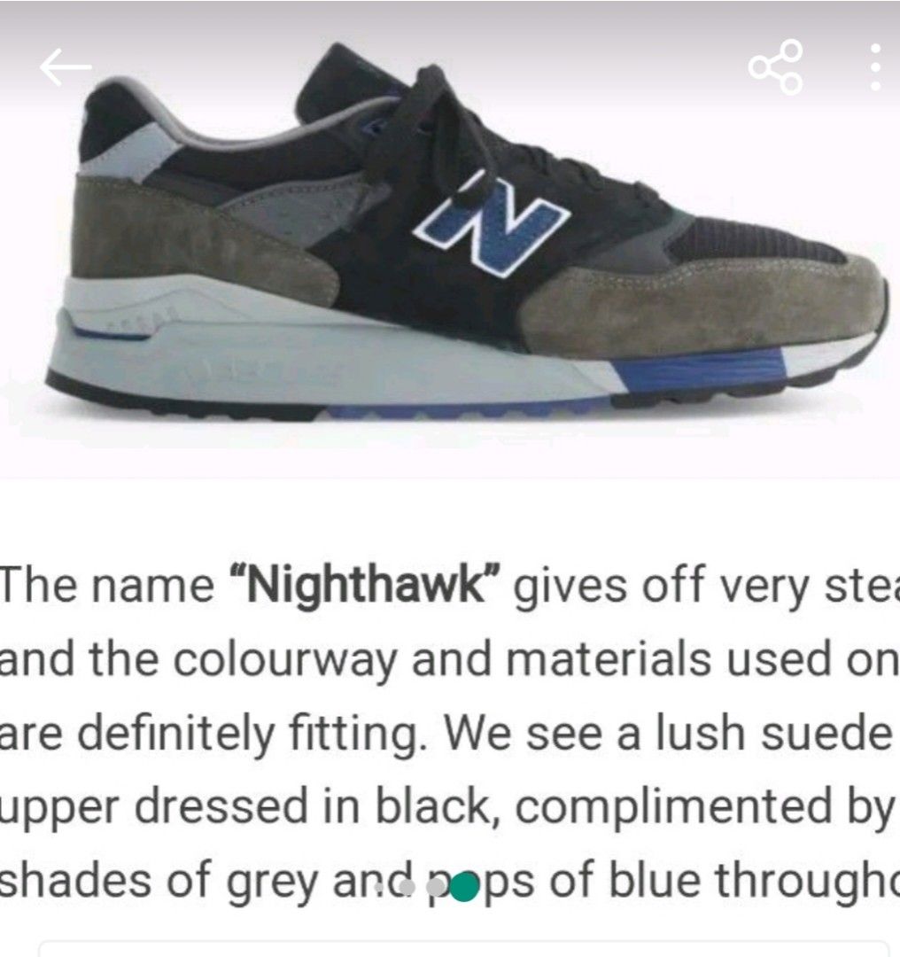 New balance 998 MADE IN USA. Suede size 9.5 US., Men's Fashion, Footwear,  Sneakers on Carousell