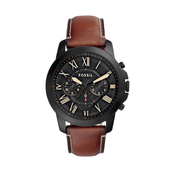 NEW Fossil Grant Leather Mens Watch FS5241 Luxury Watches on Carousell