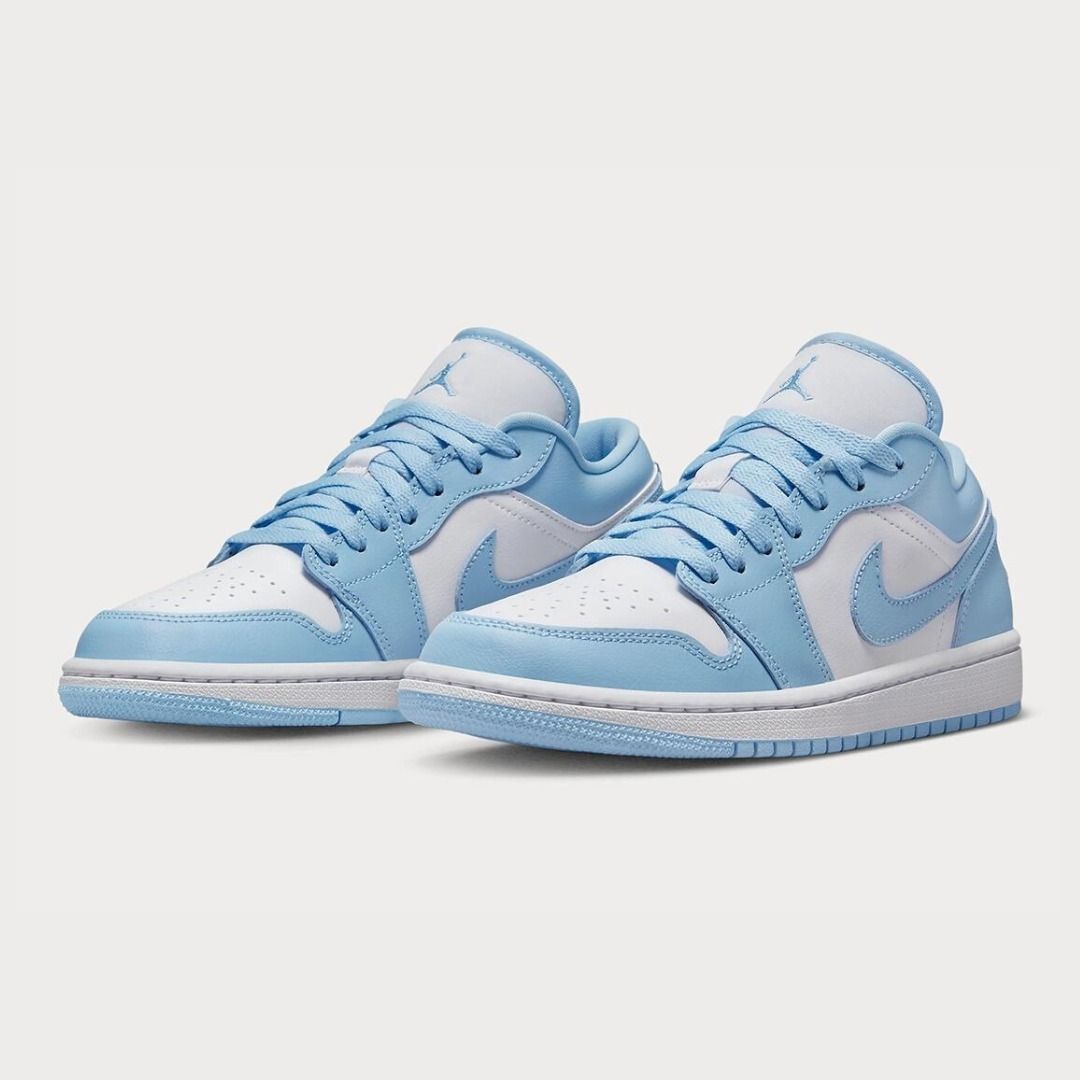 Nike Air Jordan 1 Low Ice Blue US7W, Women's Fashion, Footwear, Sneakers on  Carousell