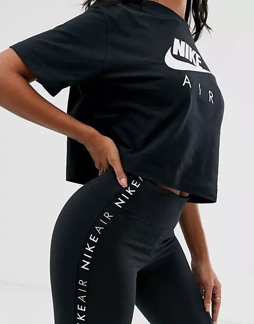 Nike Air Logo Tape Leggings, Women's Fashion, Bottoms, Jeans