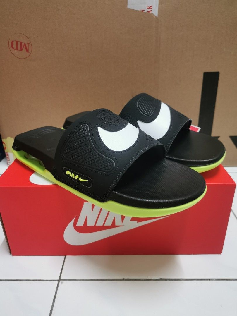 Nike Air Max Cirro Men s Slides Black Green