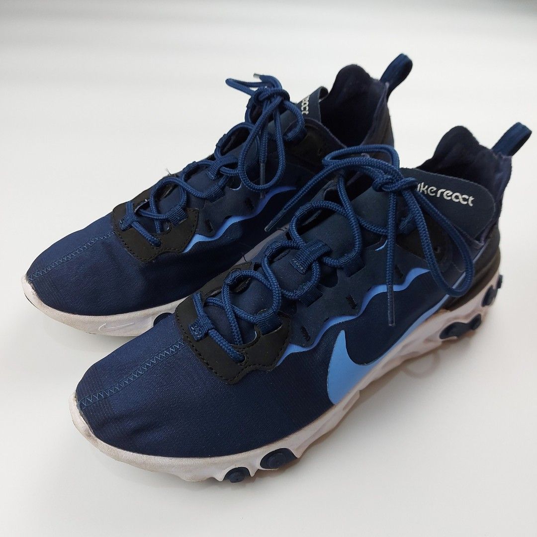 Nike React Element 55 Midnight Navy, Men's Fashion, Footwear, Sneakers ...