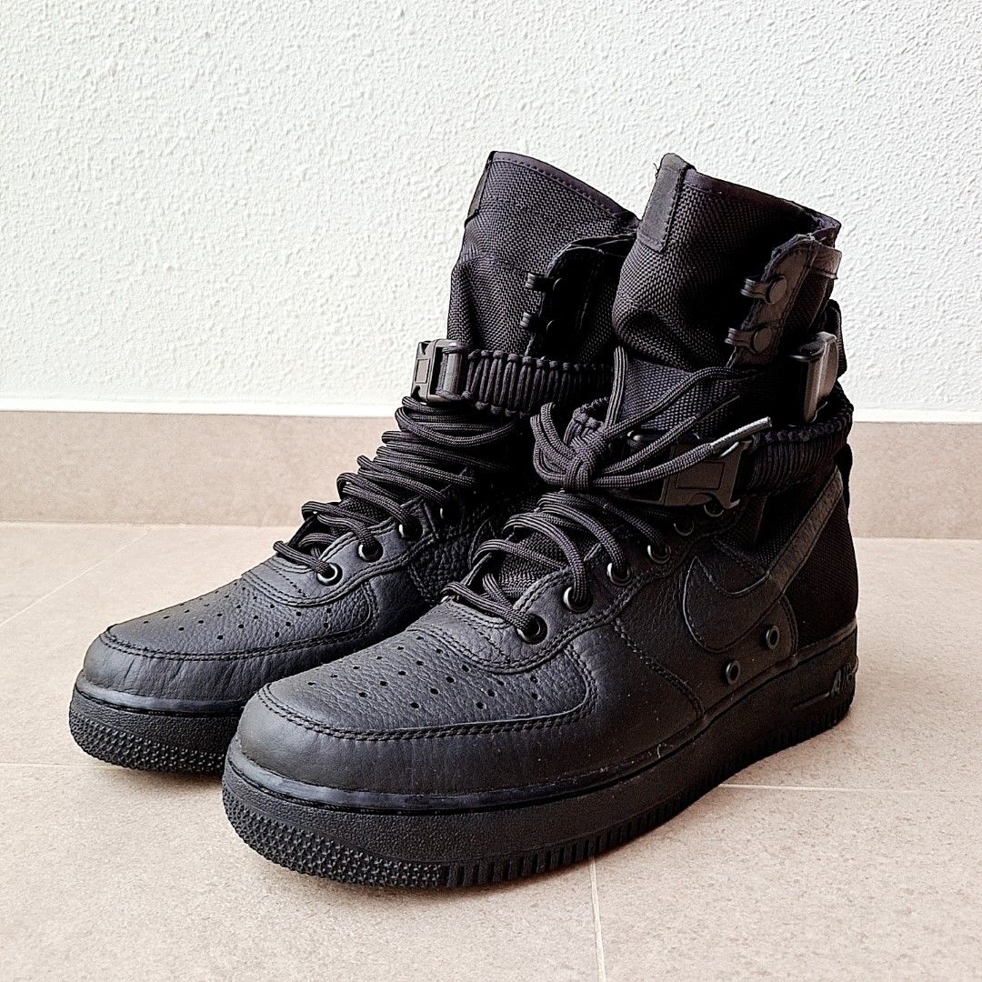Nike SF Air Force 1 Men Black Boots AF1 Men s Fashion Footwear