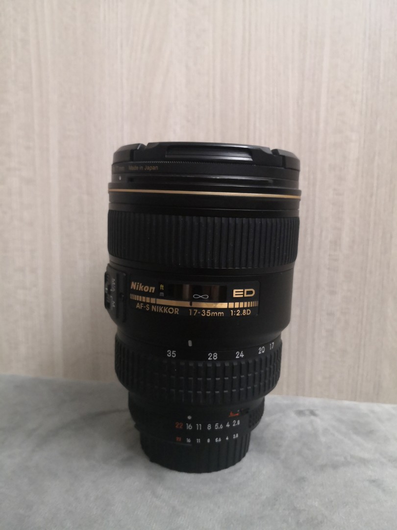 Nikon AF-S Zoom-Nikkor 17-35mm F2.8D IF-ED, 攝影器材, 鏡頭及裝備
