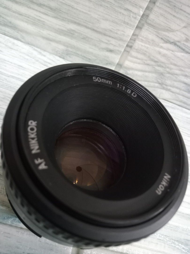 Nikon AF Nikkor Lens DSLR 50mm 11.8D Lens Got Fungus Abit, Photography, Lens & Kits on Carousell