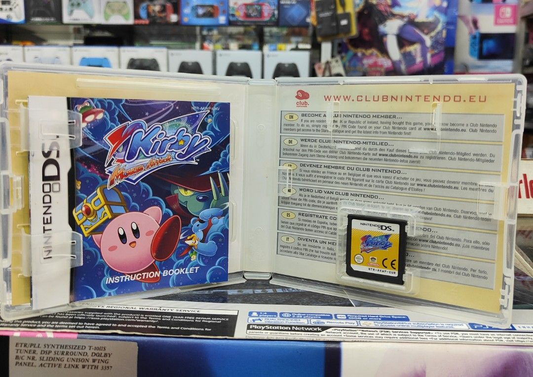 38/39 Nintendo DS/3DS sealed PAL Kirby Mouse Attack. My suggestion: real.  What do you think? : r/gameverifying