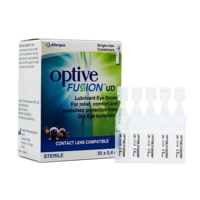 Optive Fusion UD Lubricant Eye Drops (30's), Health & Nutrition, Medical Supplies & Tools on