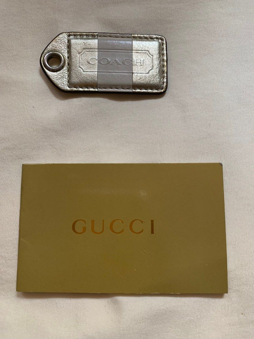 Original Coach tag/Gucci warranty card, Luxury, Bags & Wallets on Carousell