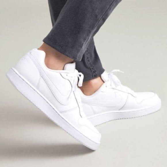 LAST UNIT CLEARANCE Nike Ebernon Low White Sneakers Casual Shoes