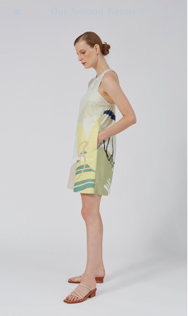 OSN Coast Gathered-Back Shift Dress in Coast-Beige - Size L, Women's  Fashion, Dresses u0026 Sets, Dresses on Carousell