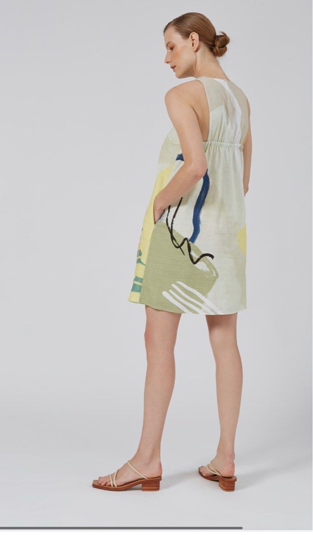 OSN Coast Gathered-Back Shift Dress in Coast-Beige - Size L, Women's  Fashion, Dresses u0026 Sets, Dresses on Carousell