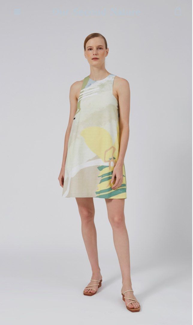 OSN Coast Gathered-Back Shift Dress in Coast-Beige - Size L, Women's  Fashion, Dresses u0026 Sets, Dresses on Carousell