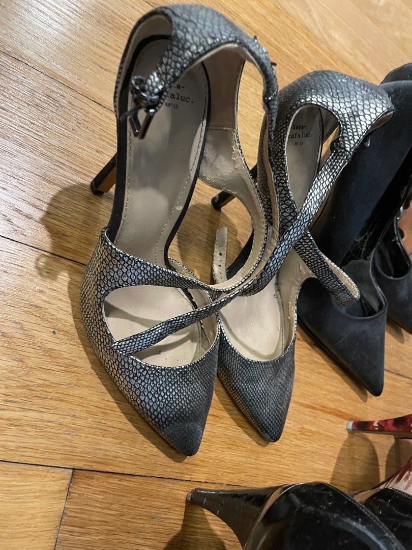 Peeling 5 sets branded Heels size 38 Nine West Aldo Zara