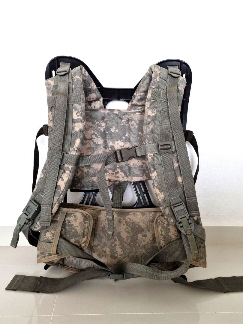 PL US Army MOLLE Rucksack Pack Frame with shoulder & waist straps ...