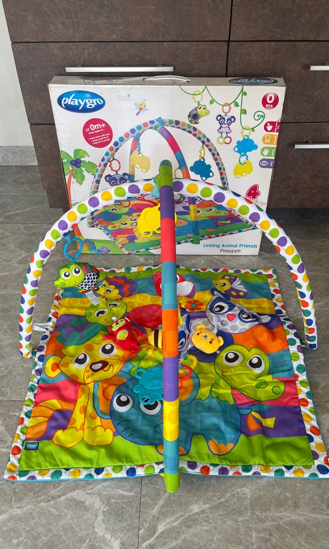 Playgro linking animal sales friends play gym