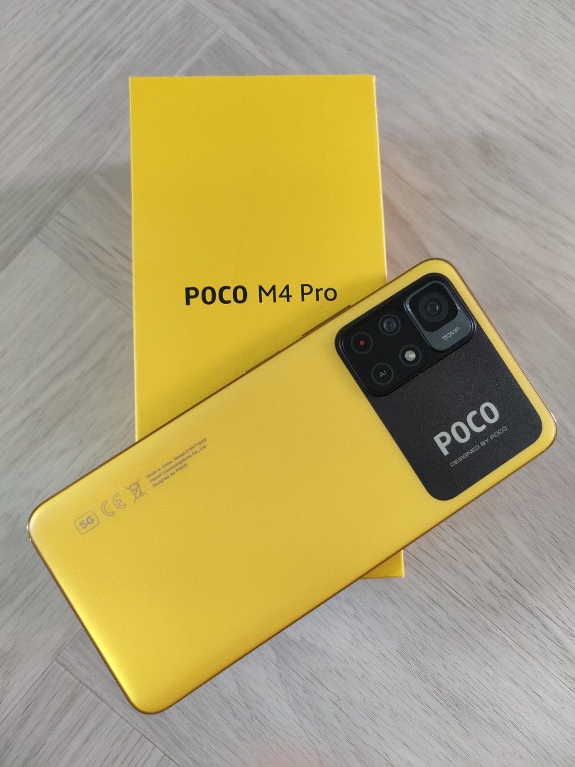 POCO M4 5G (Yellow, 4GB RAM 64GB RAM) : : Electronics