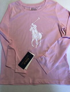 大馬 logo 粉紅 T恤 Polo Ralph Lauren 🇺🇸 上衣 嬰兒粉 純棉 Pink Pony 代購 美國直送