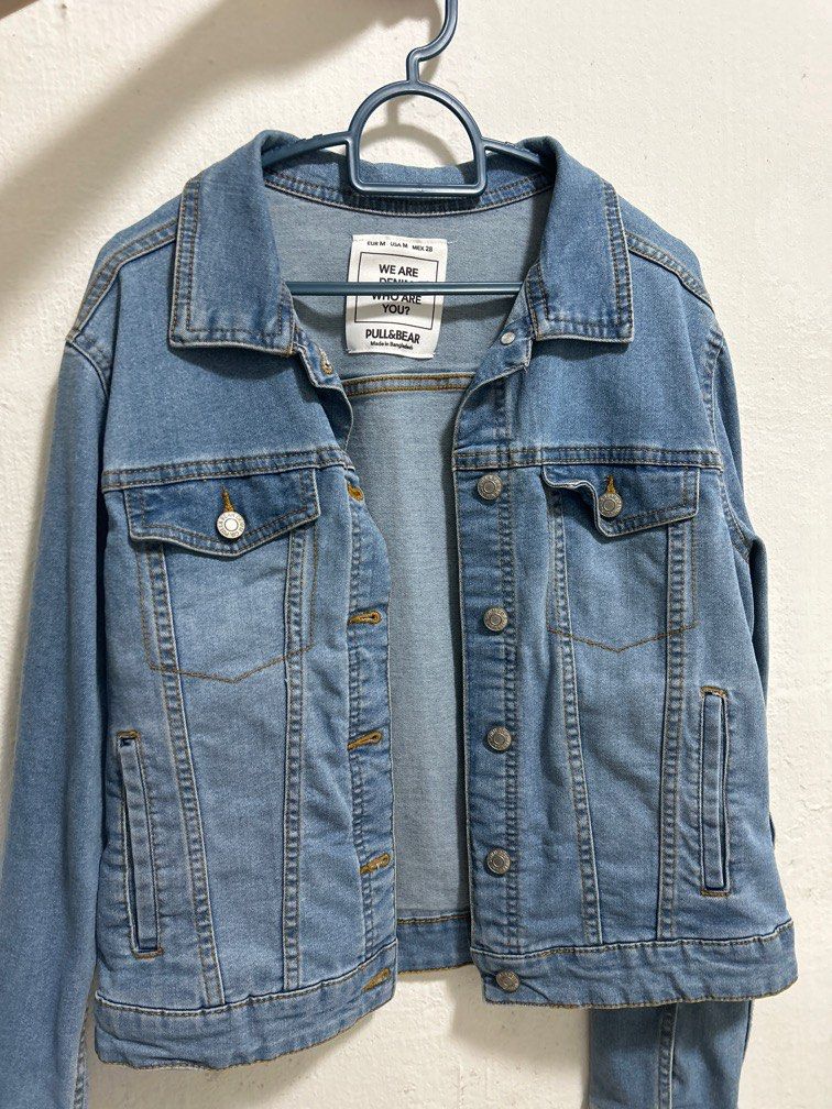 Pull and bear deals denim jacket womens