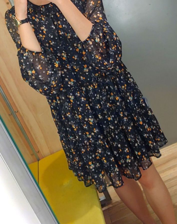 Pull Bear Floral Babydoll Dress Women s Fashion Dresses Sets