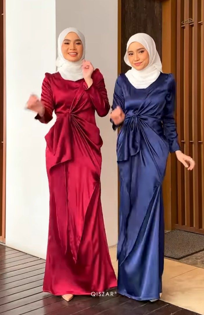 Kylie satin shop dress