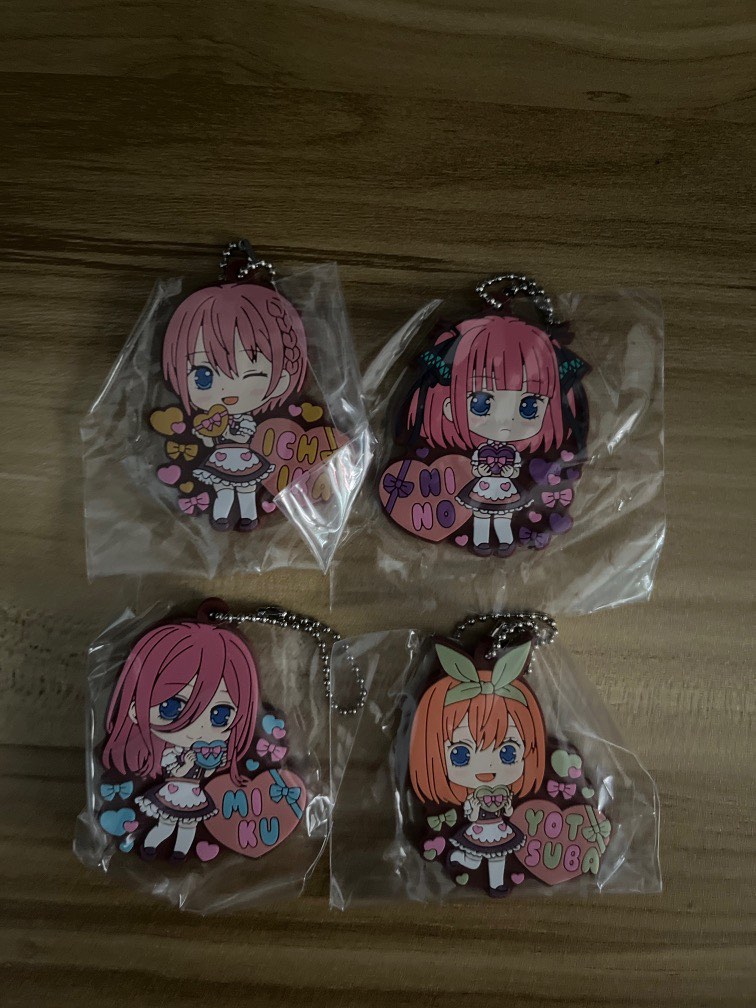Quintessential Quintuplets Keychain Gachapon, Hobbies & Toys