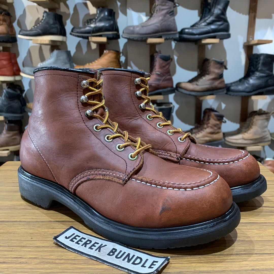 Steel toed store red wings