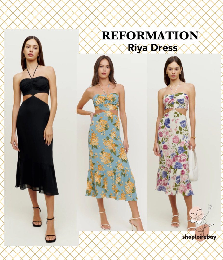 Reformation cut out dress on sale