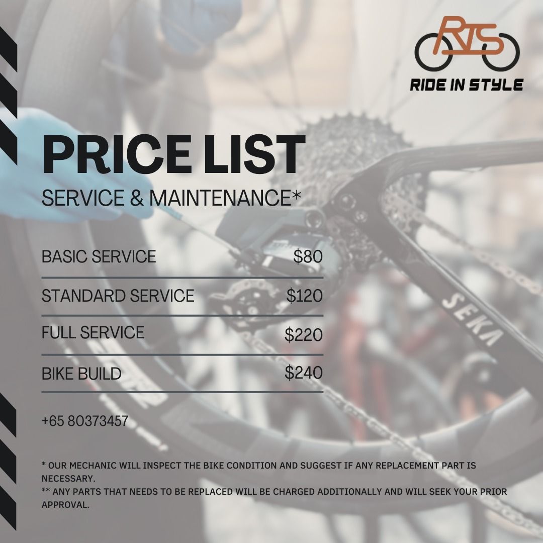 Singapore Cheap Bike Repair Shop Electric Scooter Repair (For