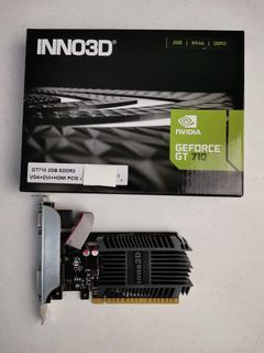 RS: Inno3d nvidia geforce gt 710 2gb 64 bit ddr3 graphics card gpu gfx