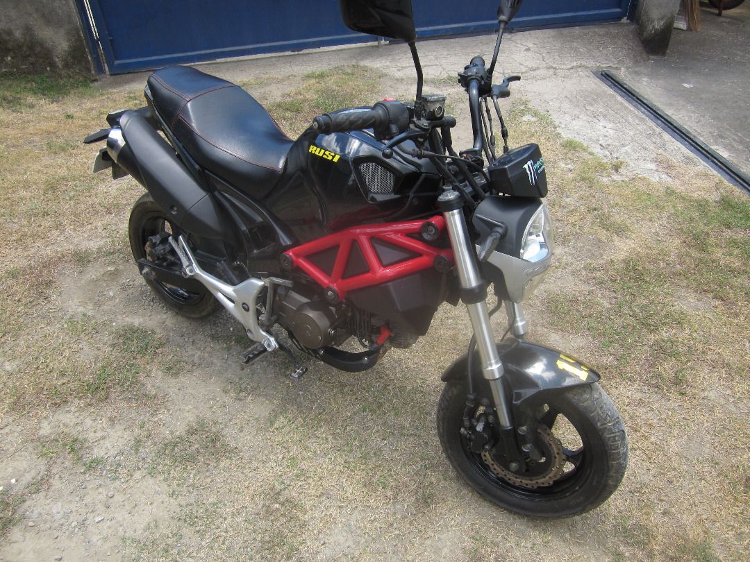 rusi mojo 110 customized