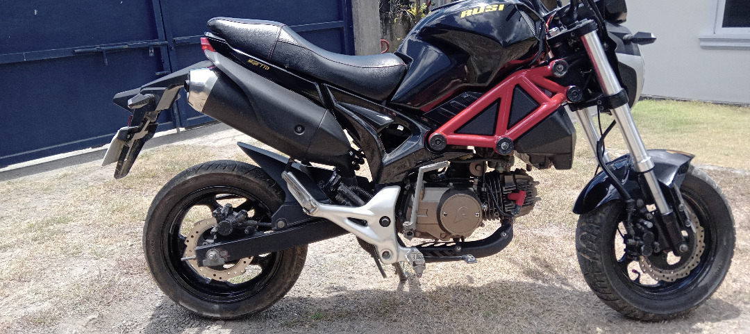 rusi mojo 110 customized