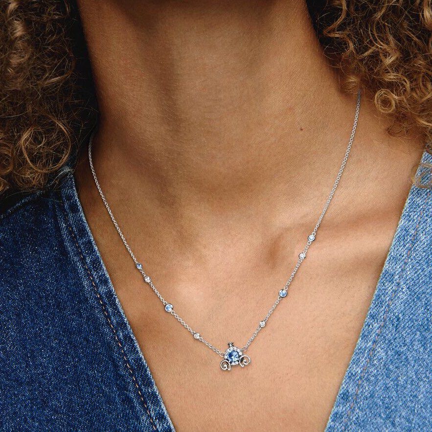 Cinderella diamond hotsell necklace