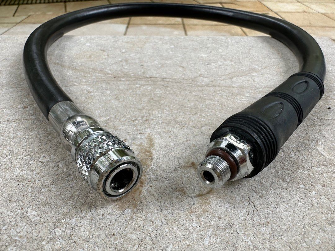 Scuba LP inflator hose 60cm, Sports Equipment, Other Sports Equipment