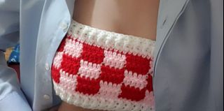 Self-Tie Crochet Bralette