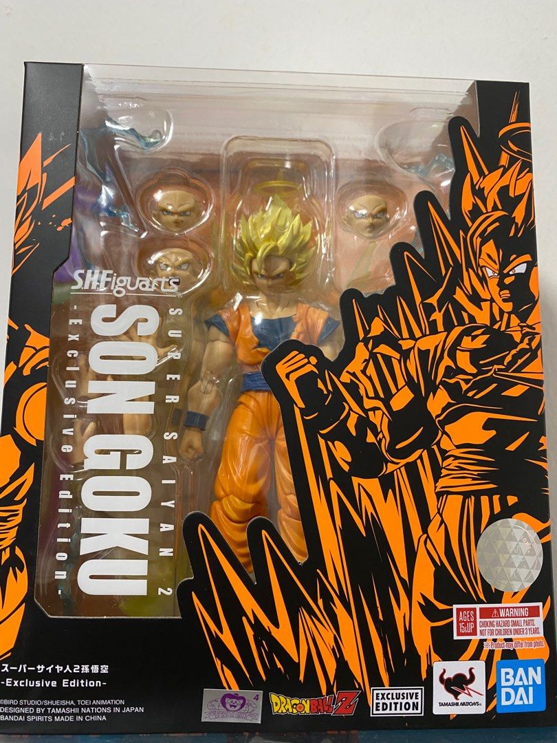 Would a kit bash of SHF super saiyan goku FP and kong studios super saiyan 2  head be a good substitute for the event exclusive? : r/SHFiguarts