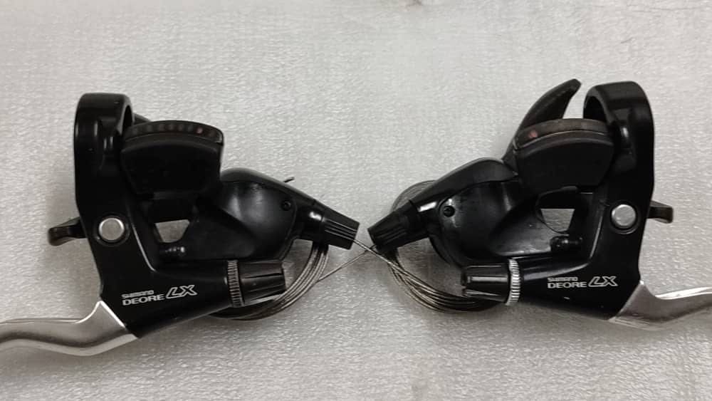 SHIMANO DEORE LX 8 X 3 SPEED RAPID FIRE SHIFTER SET