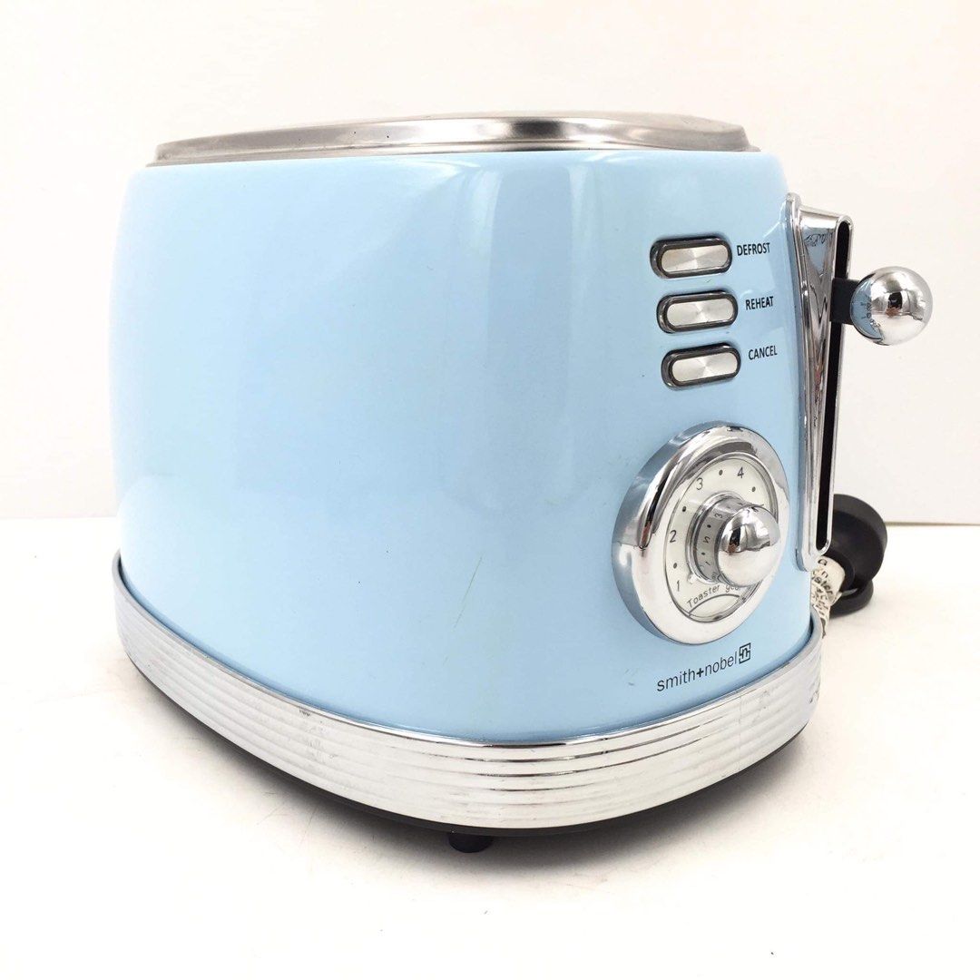 SMITH + NOBEL 2Slice Blue Retro Toaster, TV & Home Appliances, Kitchen