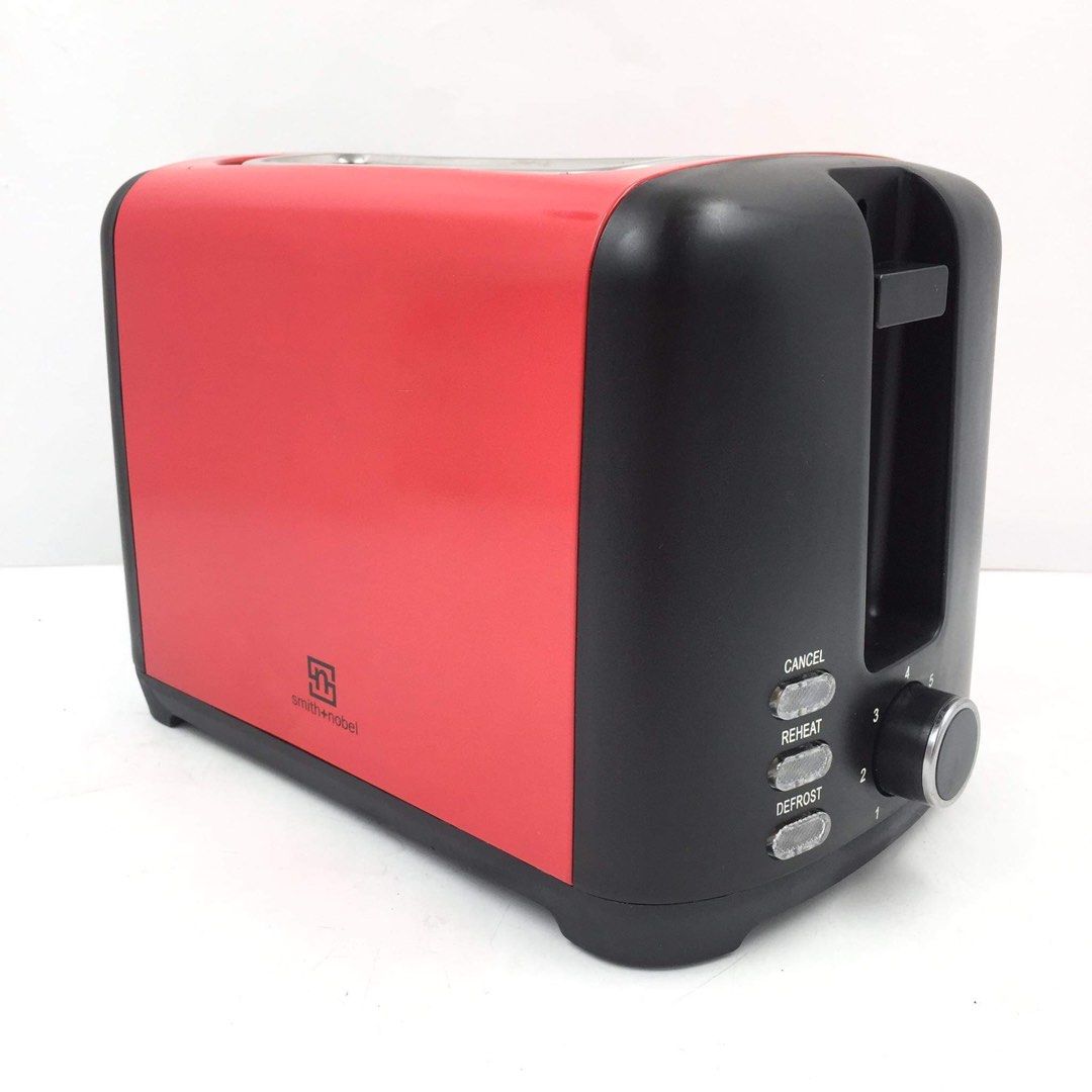 SMITH + NOBEL 2Slice Red Toaster, TV & Home Appliances, Kitchen
