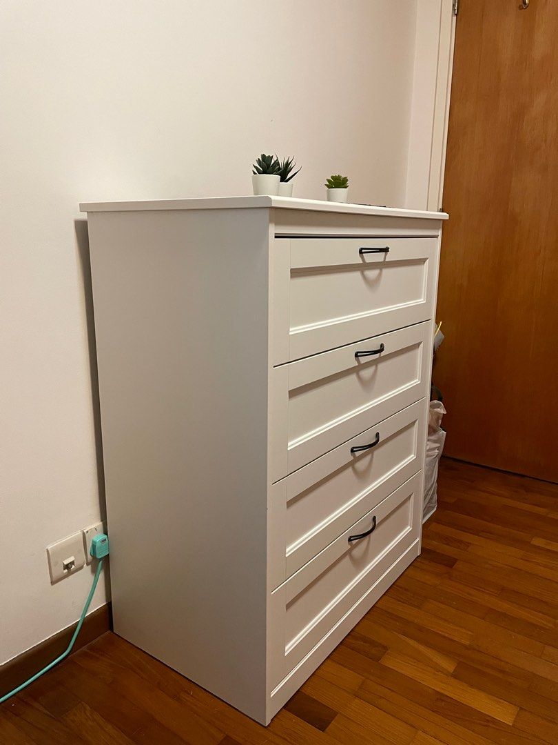 How To Assemble Ikea Songesand Dresser Drawer (quick And