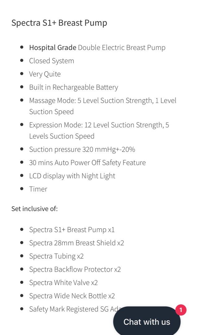 Spectra Pump S1 Almost New, Babies & Kids, Nursing & Feeding