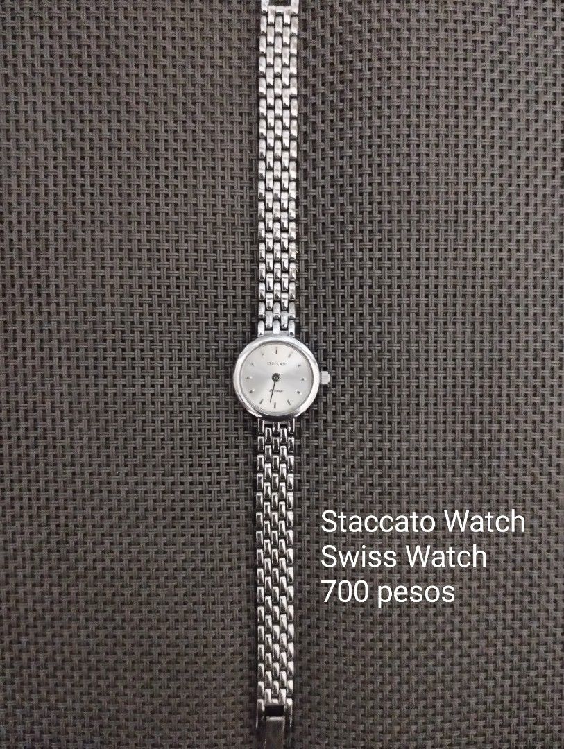 Staccato Watch (Category: Women's Watches) located in Caloocan City. Submitted by chonadura91470 (Listing ID 1224839339, Image 1). Description: staccato Watch swiss watch.