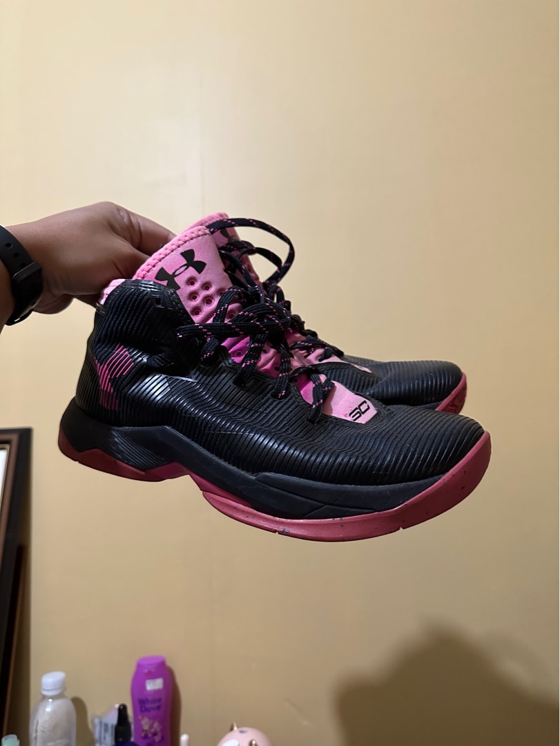 Under armour curry 2 mens pink top