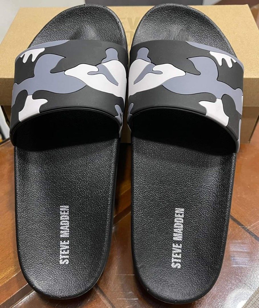 Steve madden camo cheap slides